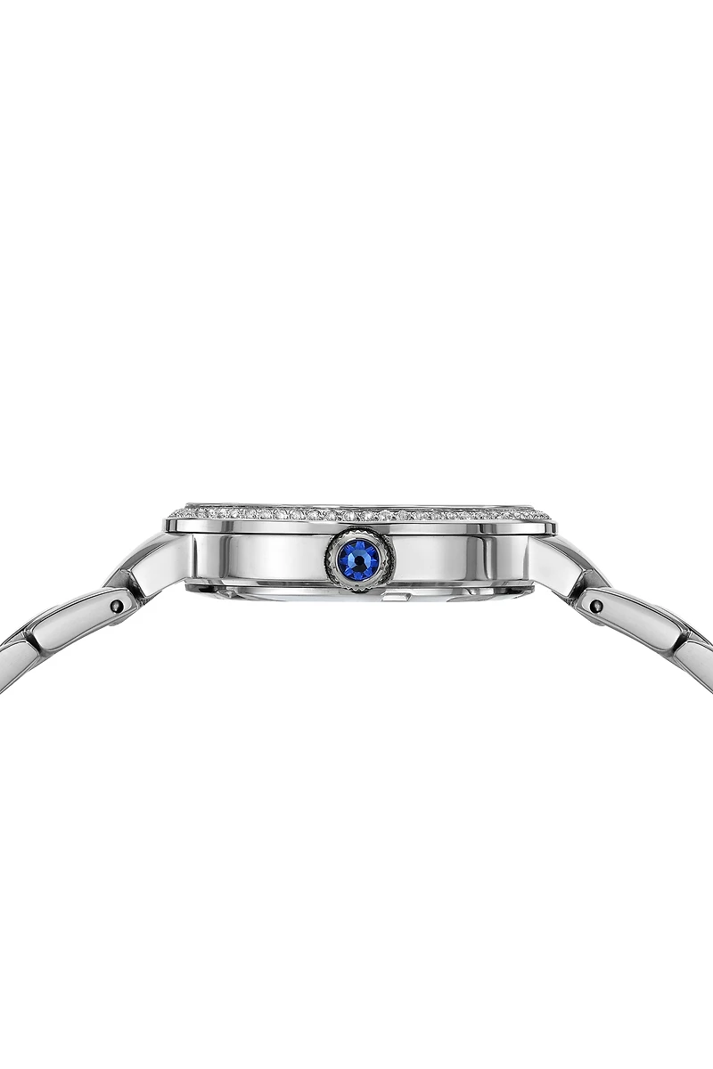 Porsamo Bleu Women's Luna Stainless Steel Bracelet Watch 1181FLUS