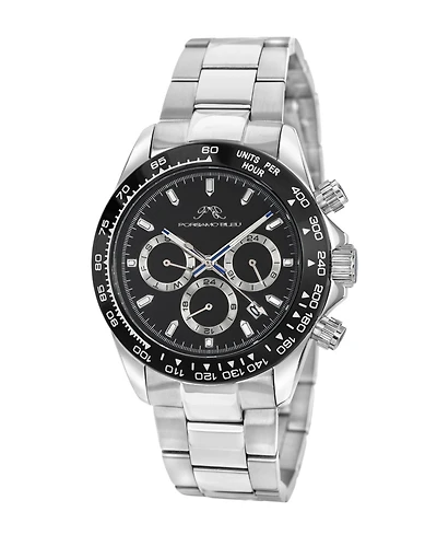 Porsamo Bleu Men's Preston Stainless Steel Bracelet Watch 1032BPRS