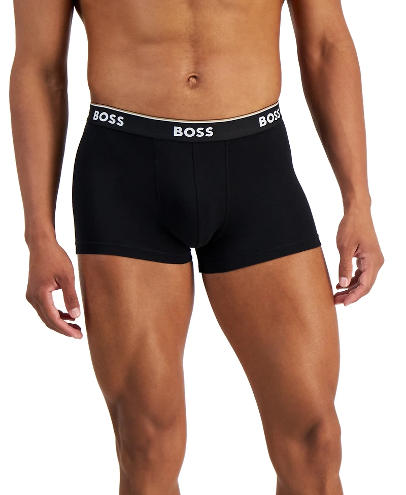 Hugo by Boss Men's Power 3-Pk. Trunk Underwear