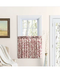 Ricardo Waverly Gardens Rod Pocket Tier Curtain Pair 84"W x 24"L