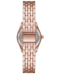 Folio Women's Three Hand Rose-Gold-Tone 31mm Watch and Bracelet Gift Set, 6 Pieces