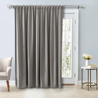 Ricardo Ultimate Black-Out 2-Way Pocket Double-wide Curtain Panel 112"W x 84"L