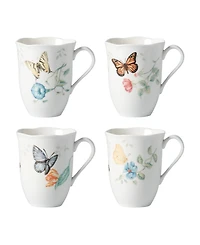 Lenox Butterfly Meadow Mugs, Set of 4