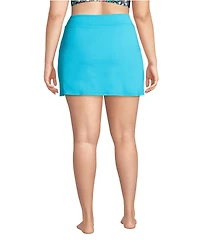 Lands' End Women's Plus Tummy Control Swim Skirt Bottoms