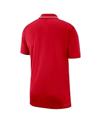 Men's Nike Scarlet Ohio State Buckeyes 2023 Coaches Performance Polo Shirt
