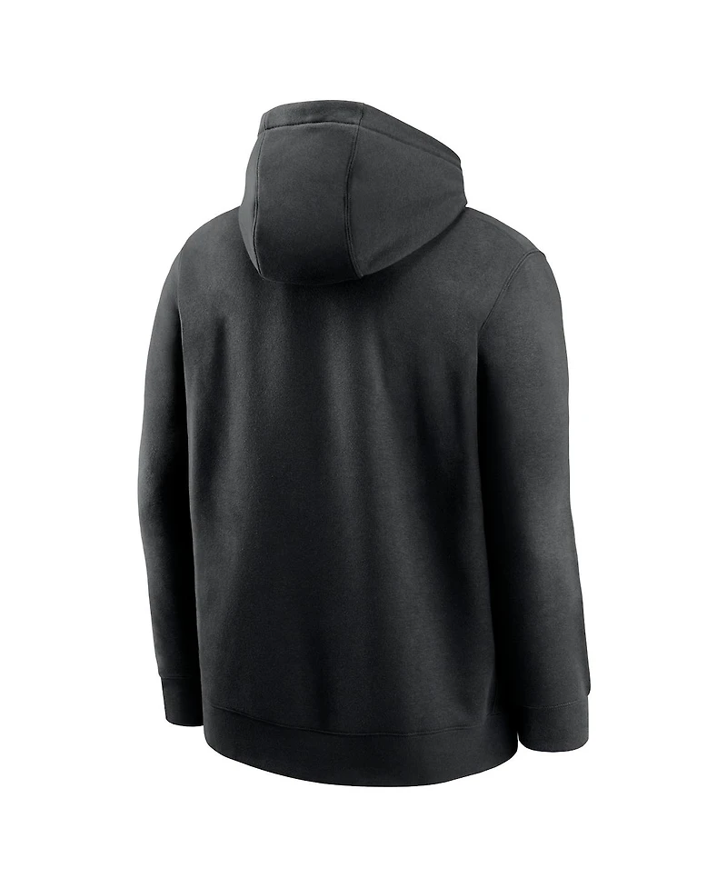 Men's Nike Black Colorado Rockies Swoosh NeighborHOOD Pullover Hoodie