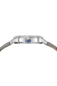 Porsamo Bleu Women's Ruby Genuine Leather Band Watch 1141CRUL