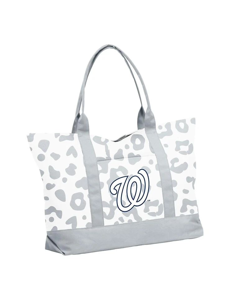 Women's Washington Nationals Leopard Pattern Tote