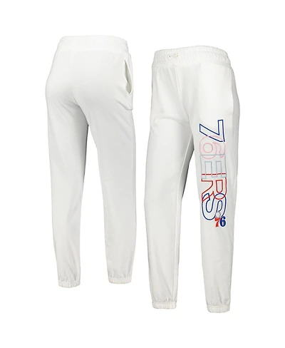 Women's Concepts Sport White Philadelphia 76ers Sunray Pants