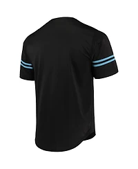Men's Stitches Black Homestead Grays Button-Down Jersey