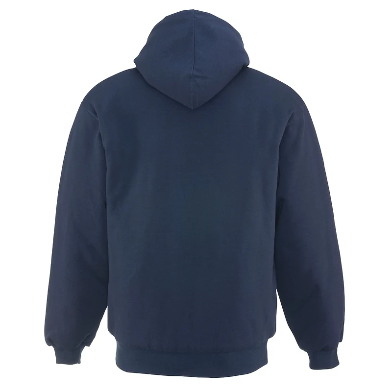 RefrigiWear Men's Insulated Full Zip Sweatshirt - Pre-Shrunk, Large Pockets