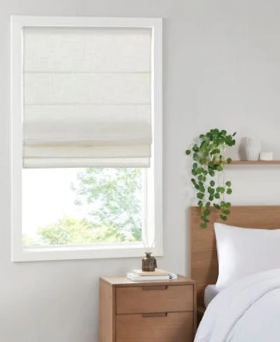 Madison Park Kyler Linen Blend Light Filtering Cordless 1 Piece Roman Shade Collection