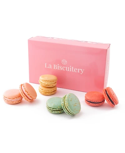 La Biscuitery La Vie En Rose Box of 12 Macarons