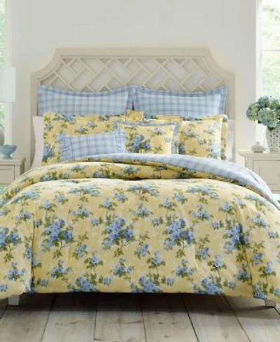 Laura Ashley Cassidy Cotton Reversible Duvet Cover Sets