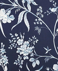 Laura Ashley Branch Toile Cotton Reversible 5 Piece Duvet Cover Set, Twin