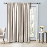 Ricardo Ultimate Black-Out 2-Way Pocket Double-wide Curtain Panel 112"W x 84"L