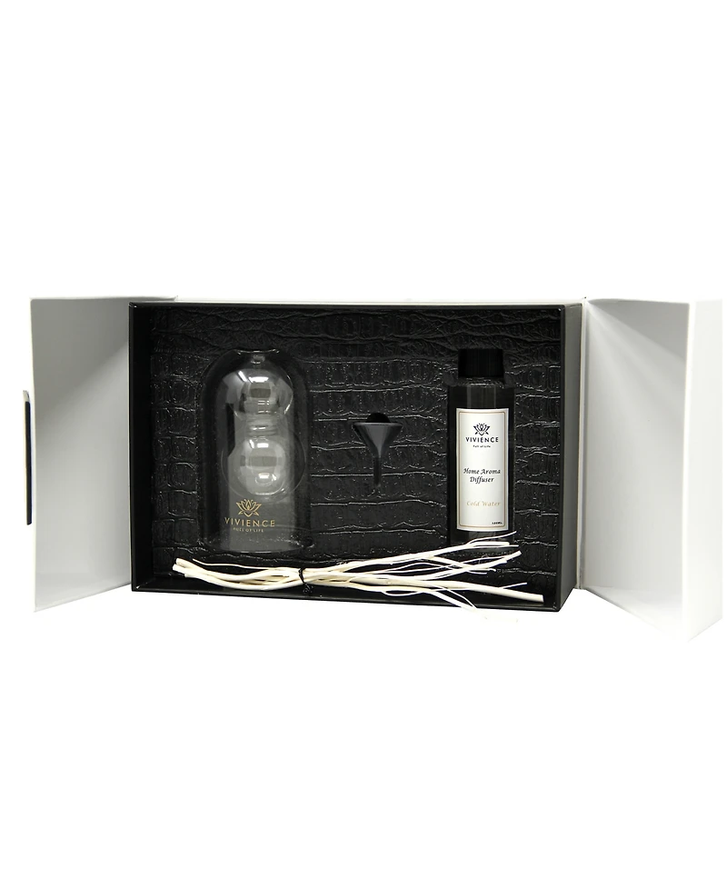 Reed Diffuser with Circular Inlay