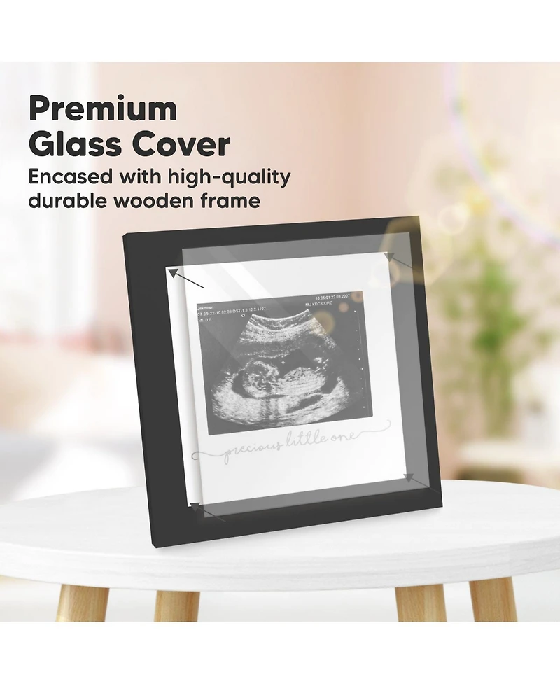 Solo Baby Sonogram Picture Frame, Modern Ultrasound Frames, Pregnancy Announcements Frame