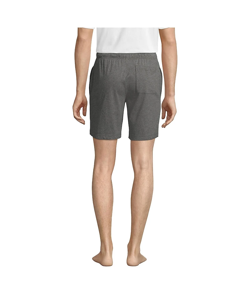 Lands' End Men's Big & Tall Knit Jersey Pajama Shorts
