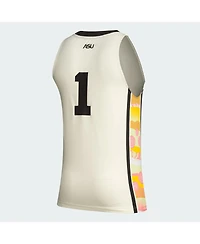 Men's adidas #1 Khaki Alabama State Hornets Honoring Black Excellence Basketball Jersey