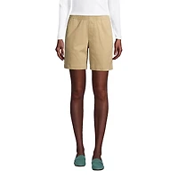 Lands' End Petite Pull On 7" Chino Shorts