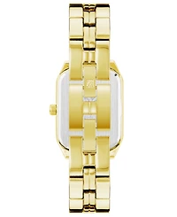 Anne Klein Women's Three Hand Quartz Gold-Tone Alloy Link Bracelet Watch, 24mm