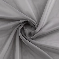 Kate Aurora Montauk Accents Ultra Lux 2 Piece Rod Pocket Silver Sheer Voile Window Curtain Panels - 84 in. Long