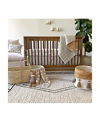 Crane Baby Baby Boys or Baby Girls Ezra Copper Quilted Blanket