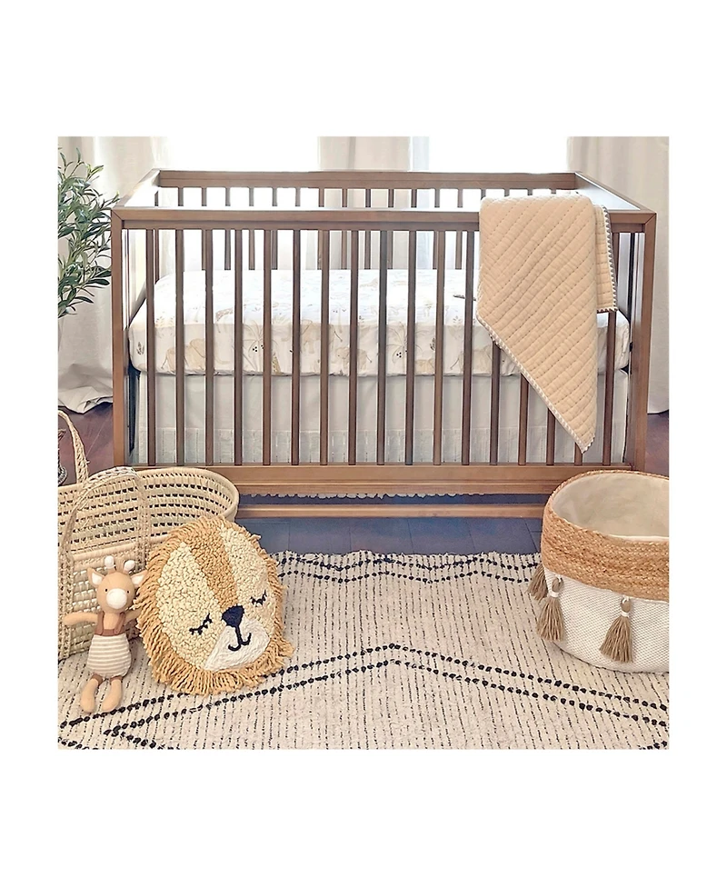 Crane Baby Baby Boys or Baby Girls Kendi Crib Sheet