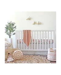 Crane Baby Baby Girls Parker Cotton Floral Crib Sheet