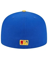 Men's New Era Royal, Yellow San Francisco Giants Empire 59FIFTY Fitted Hat