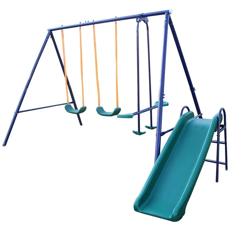 Streamdale A-Frame Metal Swing Set with Slide