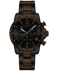 Certina Men's Swiss Chronograph Ds Podium Two-Tone Stainless Steel Bracelet Watch 41mm