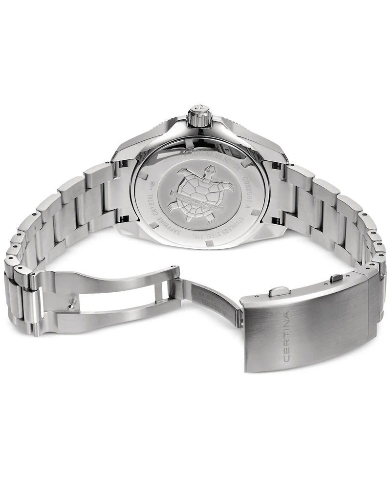 Certina Men's Swiss Automatic Ds Action Diver Stainless Steel Bracelet Watch 43mm