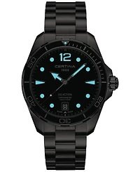 Certina Men's Swiss Ds Action Stainless Steel Bracelet Watch 43mm