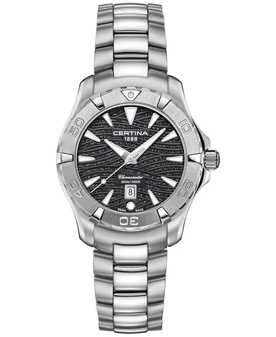 Certina Women's Swiss Ds Action Stainless Steel Bracelet Watch 34mm