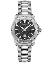 Certina Women's Swiss Ds Action Stainless Steel Bracelet Watch 34mm