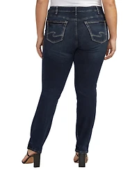 Silver Jeans Co. Plus Suki Mid Rise Straight Leg