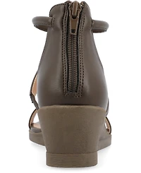Journee Collection Women's Trayle Wedge Sandals