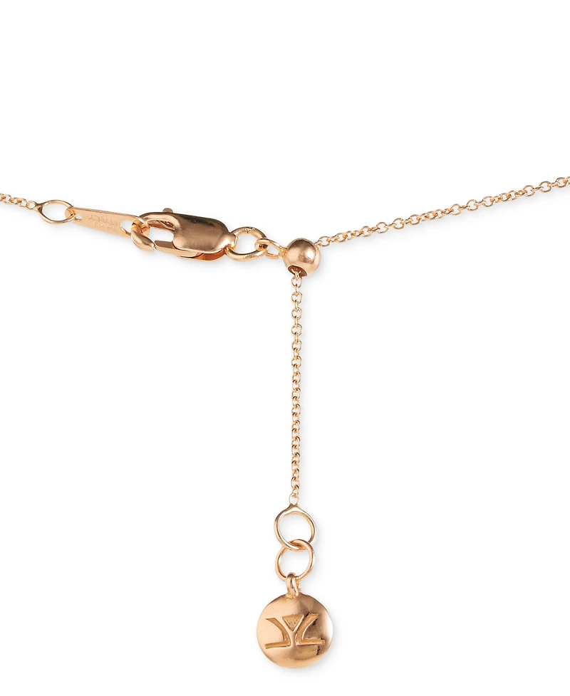 Le Vian Multi-Gemstone (1-1/2 ct. t.w.) & Diamond (1/3 ct. t.w.) Long Swirled Pendant Necklace in 14k Rose Gold, 18" + 2" extender