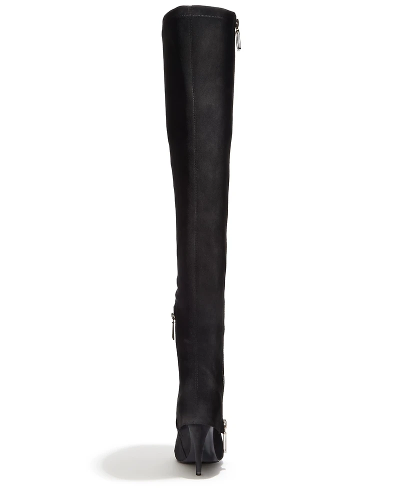 Womens Suede Thigh High Boots ( Manhattan)