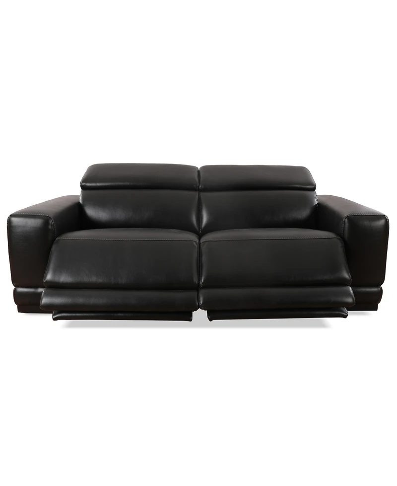 Closeout! Krofton 2-Pc. Beyond Leather Fabric Sofa with 2 Power Motion Recliners, Created for Macy's