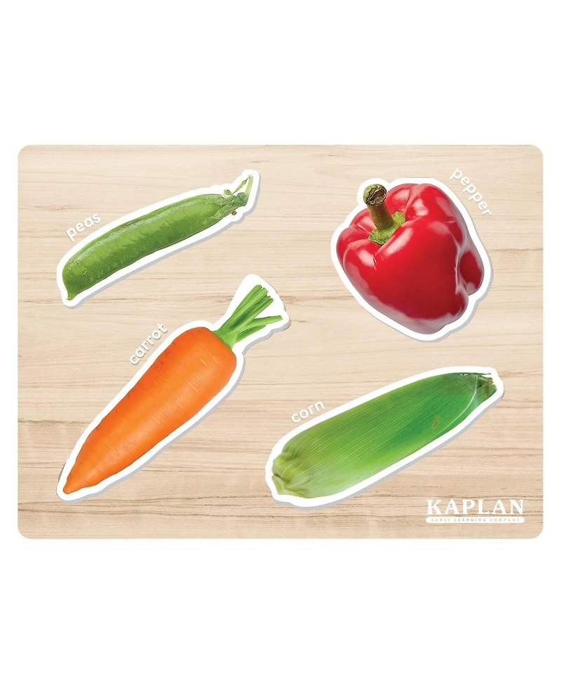 Kaplan Early Learning Healthy Foods Inside and Out Puzzles - Set of 2
