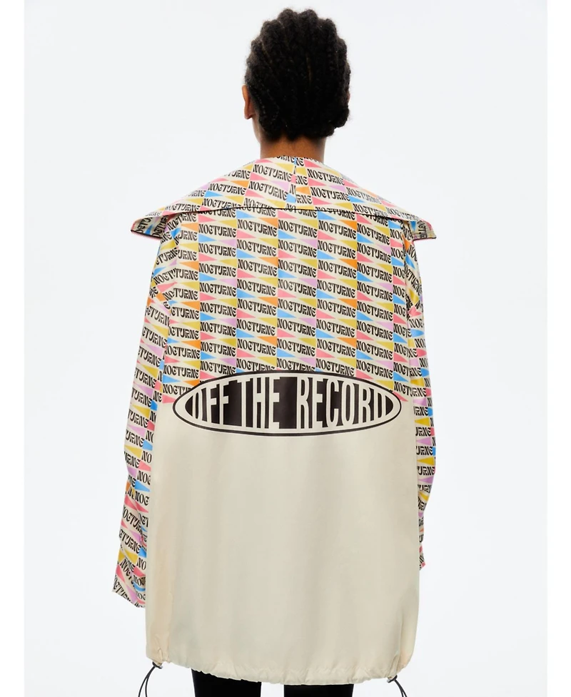 Nocturne Women's Printed Oversized Jacket