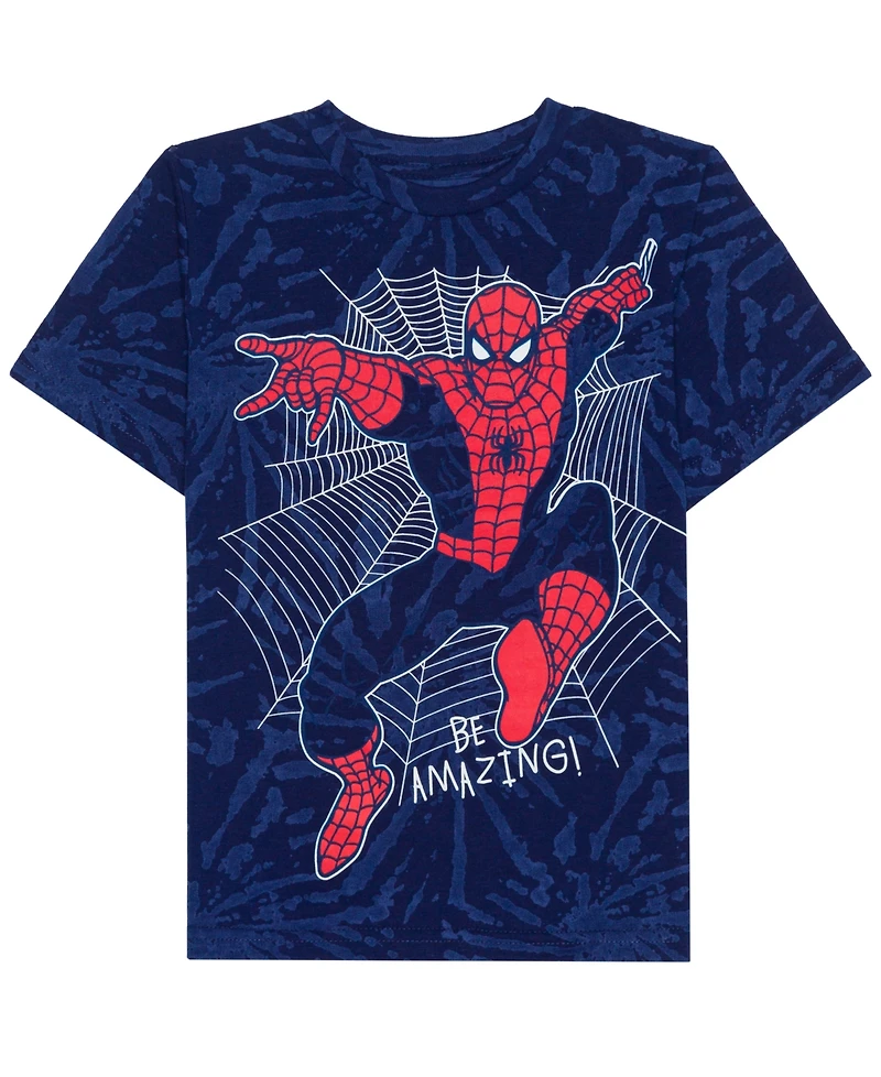 Spider Man Little Boys Be Amazing Short Sleeve Graphic T-shirt