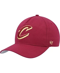 Men's '47 Brand Wine Cleveland Cavaliers Hitch Snapback Hat