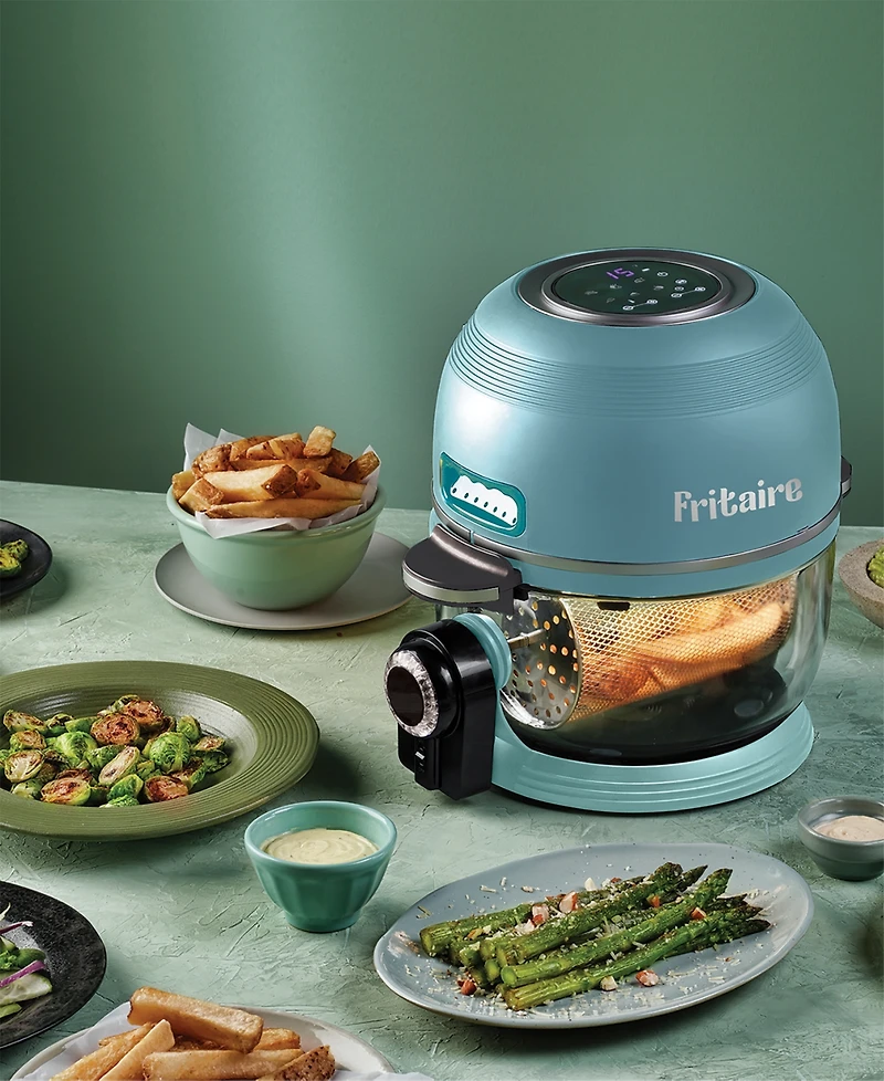 Fritaire Self Cleaning Glass Bowl Air Fryer Set, 4 Piece