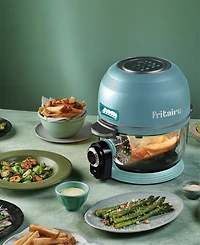 Fritaire Self Cleaning Glass Bowl Air Fryer Set, 4 Piece