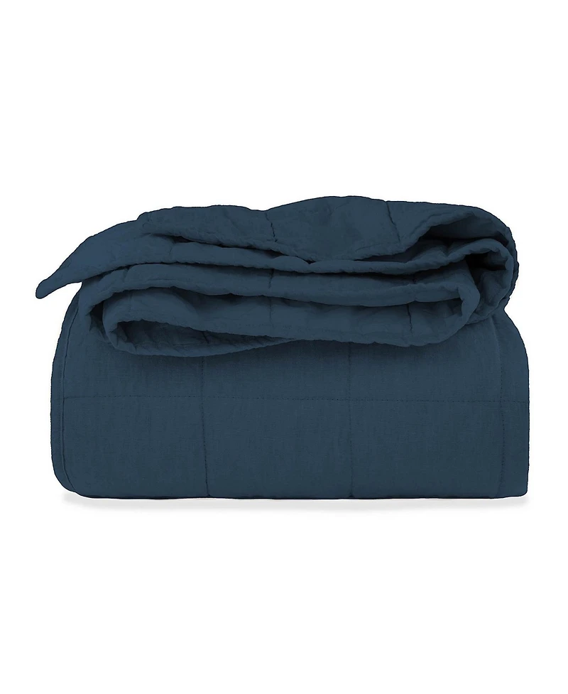 French Linen Box Stitch Quilt - King/Cal King