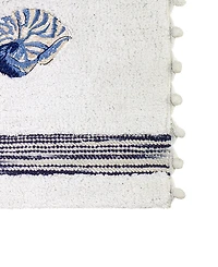 Avanti Blue Lagoon Ombre Seashells Bath Rug, 20" x 30"